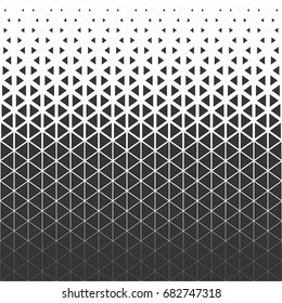 Abstract polygon black and white graphic  triangle pattern