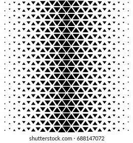 Abstract Polygon Black And White Graphic  Triangle Pattern
