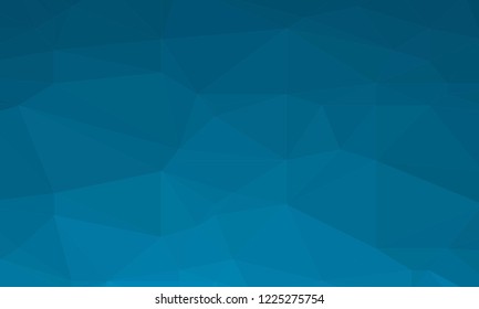 Abstract polygon blue background. Pattern composed of triangles.