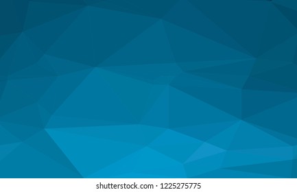 Abstract polygon blue background. Pattern composed of triangles.