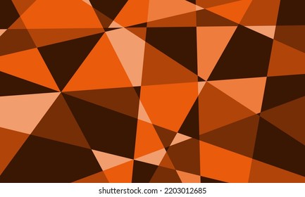 Abstract, polygon, brown tones, used as a fabric pattern or background.