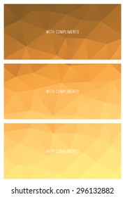 Abstract polygon compliment slip backgrounds