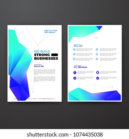 Abstract Polygon Flyer Template