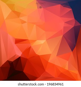 abstract polygon geometric orange scene colourful conceptual background scene colorful digital orange modern site contract fancy beauty concept banner drop futuristic folder creation collage visual gr