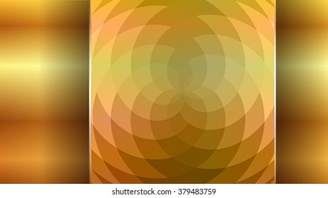 The abstract polygon gold metallic background