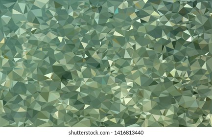 Abstract polygon green and blue graphic pattern composed of triangles. Vector graphic wallpaper.