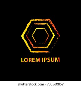 abstract polygon logo