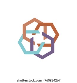 abstract polygon logo