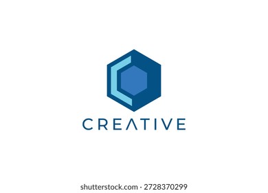 Diseño Abstractas del logotipo del polígono para la marca moderna y creativa