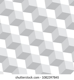 Abstract polygon with monotone color on white background, vector