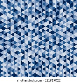 abstract polygon pattern background with blue shade