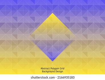 Abstract polygon pattern background design, transparent mosaic glass grid style on horizontal gradient background, colorful tone 