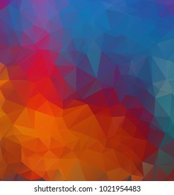 Abstract Polygon shapes background, low ply triangles mosaic, vector design, creative background, templates design