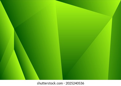 abstract polygon smooth green background