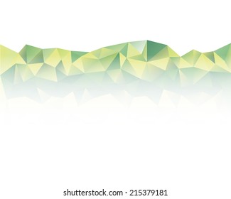 Abstract polygon style vector background