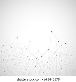 Abstract polygon technology background