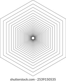 abstract polygon transform effect line vector art.