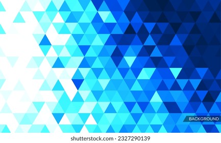Fondo hexágono azul púrpura, ilustración vectorial del patrón de vidrio cristalino.color helado.