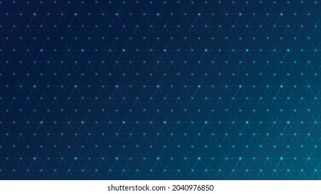 abstract polygon triangle futuristic vector background lights in Dark