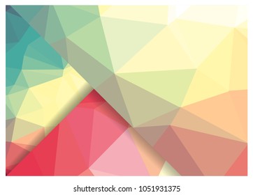 Abstract Polygon triangle geometric bacground, Vector EPS 10