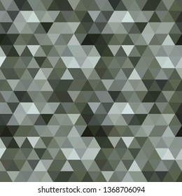 Abstract. Polygon triangle gray background, light and shadow .Vector