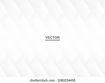 Abstract. polygon triangle paper white Background ,light and shadow ,Vector 