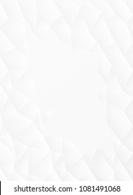 Abstract. polygon triangle paper white Background ,light and shadow ,Vector 
