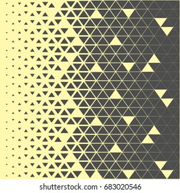 Abstract polygon triangle pattern