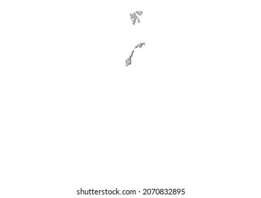 Abstract Polygon Vector Map of Norway, Norway concept illustration.