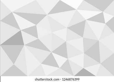 Abstract Polygon white gray for Vintage background