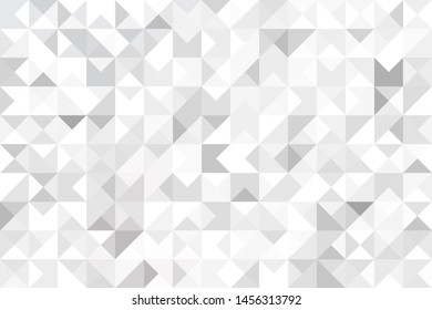 Abstract Polygon white gray for Vintage background