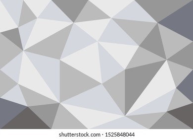 Abstract Polygon white gray for Vintage background