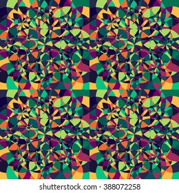 Abstract polygonal aqua background