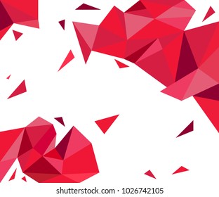 Abstract polygonal background