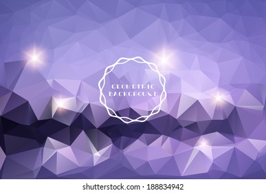 Abstract polygonal background