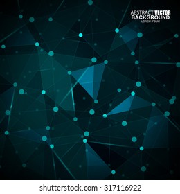 Abstract polygonal background