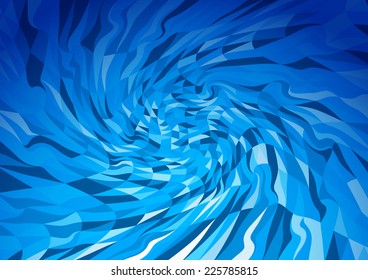 abstract polygonal background in blue colors