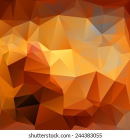 Abstract polygonal background with brown triangles. EPS-10