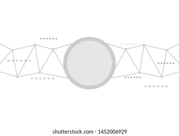 Abstract polygonal background with connected dots and lines.concept of digital technology,Internet connection.Vector illustration eps 10.