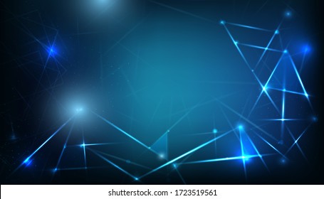 Abstract polygonal background with connected dots and lines. Modern abstract concept. Vector illustration of network technology.
Vector illustration eps 10.