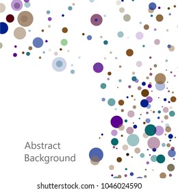 Abstract polygonal background with connecting dots and lines. Connection science background. Vector illustration