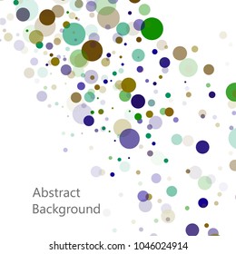 Abstract polygonal background with connecting dots and lines. Connection science background. Vector illustration