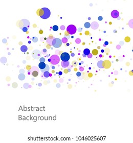 Abstract polygonal background with connecting dots and lines. Connection science background. Vector illustration.