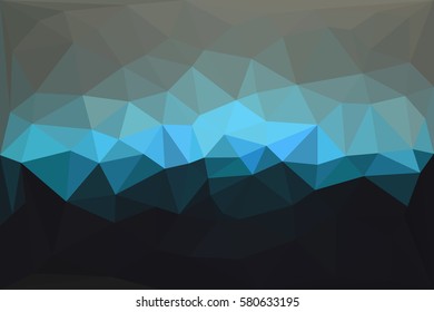 Abstract polygonal background. Contemporary graphic design element. Decorative crumpled paper. Business card backdrop, brochure cover, wall paper. Monochrome geometric decoration. Vector illustration