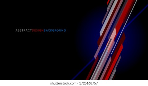 Abstract polygonal background. Copy space for customer information at the left.