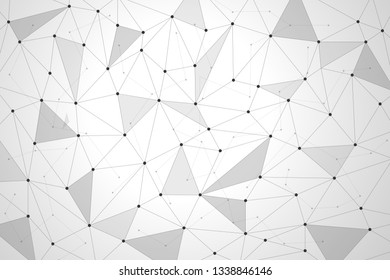 Abstract polygonal background design for business and technology.