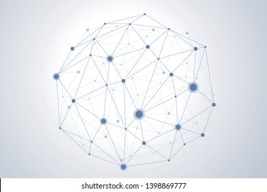 Abstract polygonal background design for business and technology.