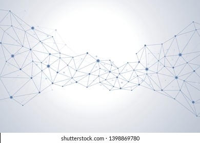 Abstract polygonal background design for business and technology.