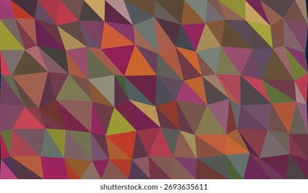 Abstract Polygonal Background with Earthy Tones for Modern Designs and Presentations