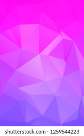 Abstract polygonal background. Futuristic style. Geometric colorful triangle texture for covers, cases, poster, banner, web. Mosaic neon surface.  Vector illustration.